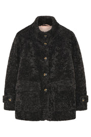 Maddy Fake Fur Coat | Chocolate | Jakke fra Gustav