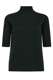 Relena Turtleneck SS Knit | Scarab | Strik fra Mos Mosh