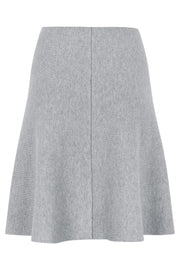 SRHenrietta Short Skirt | Light Grey Melange | Nederdel fra Soft Rebels