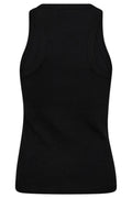 Sahara Embroidery Tank Top 33151 | Black | T-Shirt fra Co'couture