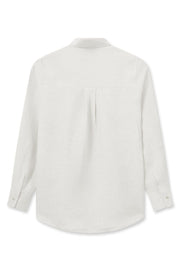 Karli Linen Shirt 160230 | White | Skjorte fra Mos Mosh