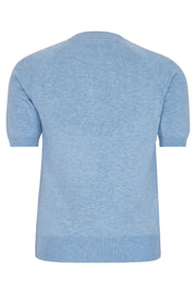 SRMarla SS O-neck knit SR320-200 |  Windsurfer melange | Strik fra Soft Rebels