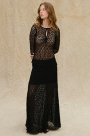 Mariya Lace Skirt | Black | Nederdel fra Neo Noir