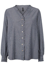 Macy Blouse 2791 | Blue | Bluse fra Prepair