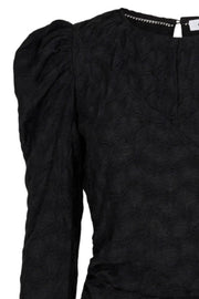 Dalia Drape Blouse 33003 | Black | Skjorte fra Co'couture
