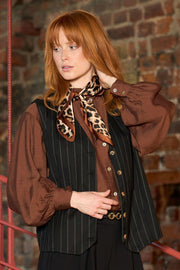 Laurel Shirt | Camel | Bluse fra Black Colour