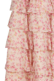Marli Small Flower Dress | Rose | Kjole fra Neo Noir