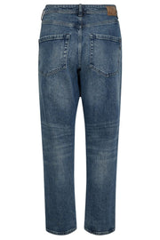 Elly Galleon Jeans Ankle | Blue | Jeans fra Mos Mosh