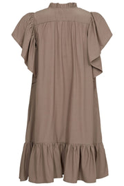 Tora Frill Dress 36315 | Walnut | Kjole fra Co'couture