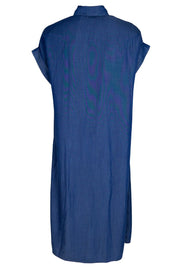 Obi Tencel Shirt Dress | Blue | Kjole fra Black Colour
