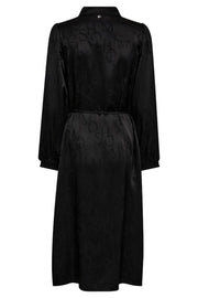 Raya Monogram Dress | Black | Kjole fra Mos Mosh