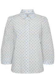 Oanna Blouse | Blue Heart | Bluse fra Liberté