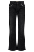 Cecilia Perla Jeans Knöchel | Dunkelgrau | Jeans von Mos Mosh