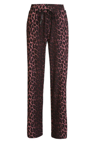 Alma Weite Hose | Bordeaux Lux Leo | Hose von Liberté