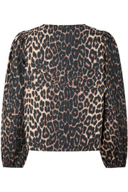 Tova Leo Blouse 164451 | Leopard | Bluse fra Neo Noir