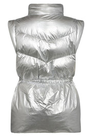 MetalCC Puffer Vest | Silver | Vest fra Co'Couture