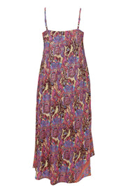 Luna Vea Strap Dress | Royal Berry | Kjole fra Black Colour