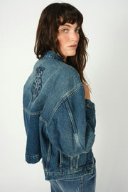Mavi Denim Jacket | Blue | Jakke fra Mos Mosh