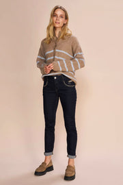 Naomi Haveli Hybrid Jeans | Dark Blue | Jeans fra Mos Mosh