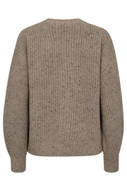 Logan Cardigan 204664 | Simply Taupe Mel. | Cardigan fra Freequent