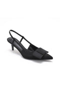 Bow Pumps | Black | Heels fra Lazy Bear