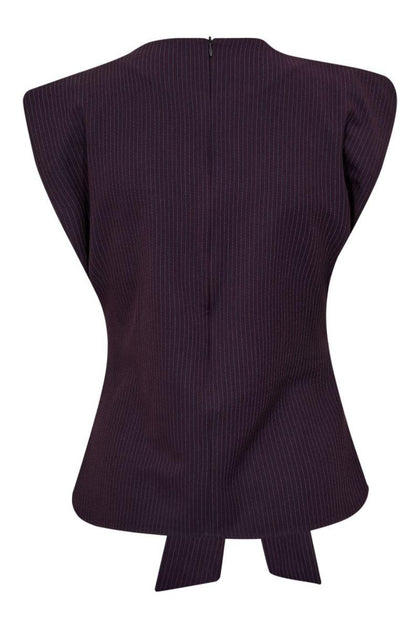 Co´Couture - Sagacc Pleat Top 35760 - 139 - Mid Grey
