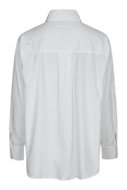 Dalma Dori Emb Shirt | White | Bluse fra Neo Noir