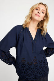 Annsofie blouse 54600 | Midtnight | Skjorte fra Gustav