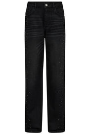 Relee Star Jeans  Long | Dark Grey | Jeans fra Mos Mosh