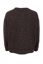 Dea Sweatshirt | Dark Leopard | Bluse fra Black Colour