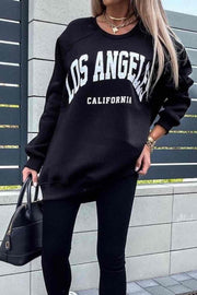 Los Angeles Sweatshirt 3609 | Black | Sweatshirt fra Avery