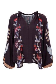 Marigold Blouse | Dk. Chocolate | Bluse fra Black Colour