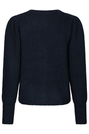 Puli Knit Cardigan | Navy | Strik fra Neo Noir