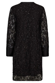Yeni Lace Sequin Dress | Black | Kjole fra Mos Mosh