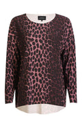 Alma Ls Top | Bordeaux Lux Leo | Oberteil von Liberté