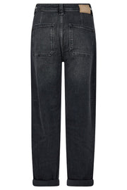 Aymen Kyoto Jeans  Ankle | Dark Grey | Jeans fra Mos Mosh