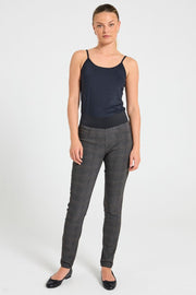 Shantal Pants 204919 | Dark Grey Mel. w. Black | Bukser fra Freequent