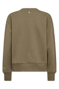 Cosette V-LS Spring Sweatshirt | Olive Night | Bluse fra Mos Mosh – nedsat