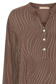Ronja Shirt 8500 | AW Brown/Silver | Skjorte fra Marta du Chateau