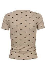 Ritchie Ribbon Tee 33147 | Bone | T-Shirt fra Co'couture