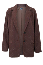 Diamond Blazer | Coffee | Jakke fra Black Colour