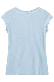 Troy Tee SS | Cashmere Blue | T-shirt fra Mos mosh