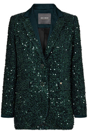 Carys Lala Blazer  | Dark Pine | Blazer fra Mos Mosh