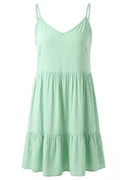 Colline Short dress | Green – nedsat