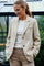 Lydia Blazer 207821 | Sand Melange | Blazer fra Freequent