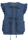 Check Denim Vest 30232 | Denim blue | Vest fra Co'couture