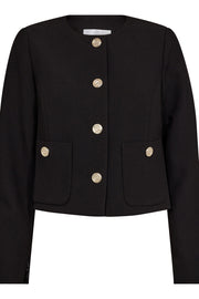 Vola Crop Cocktail Jacket 30237 | Black | Blazer fra Co'couture