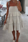Aria Kleid | Beige | Kleid von Avery – nedsat