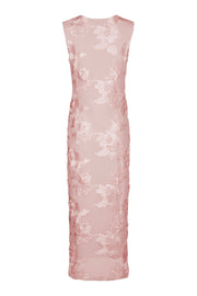 Tiranna Big Flower Mesh Dress | Light Pink | Kjole fra Neo Noir