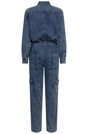 Benson Boiler Suit 31181 | Blue Stonewash | Bukser fra Co'couture